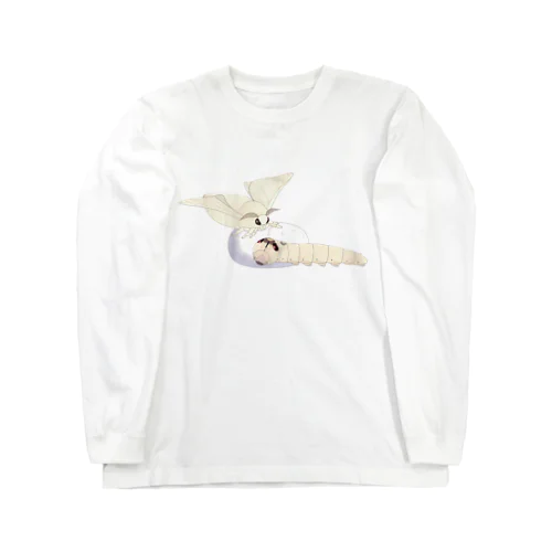 カイコガ(しゅうごう) Long Sleeve T-Shirt