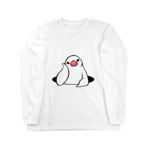 アンニュイ文鳥 ロングスリーブTシャツ