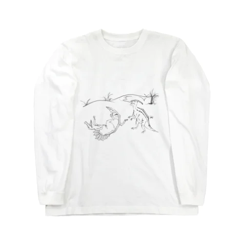 戯画ザウルス Long Sleeve T-Shirt