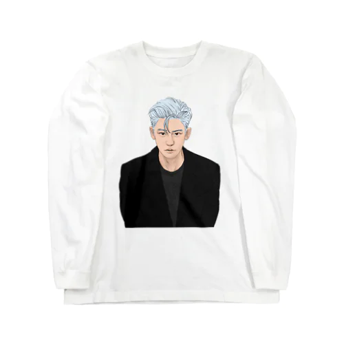 EXO PARK CHANYEOL fanart  ロングスリーブTシャツ