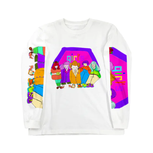 女の子シリーズ　girl’s  Long Sleeve T-Shirt