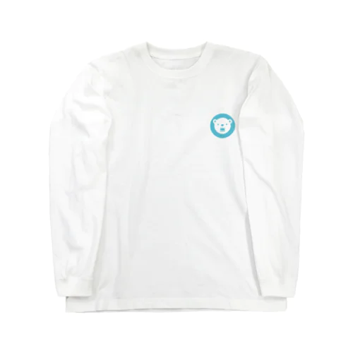 余白のシロクマ Long Sleeve T-Shirt