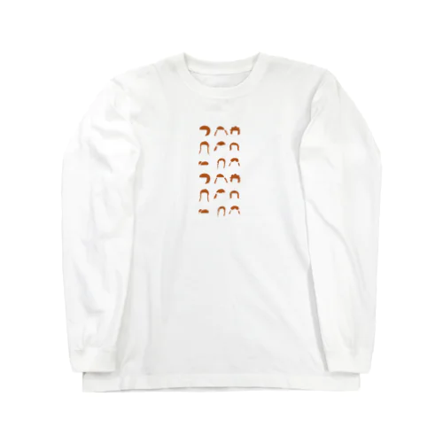 カツラ柄 Long Sleeve T-Shirt