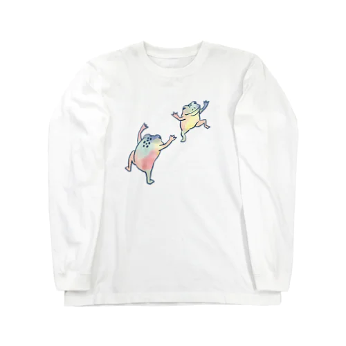 カエルたちによる舞 Long Sleeve T-Shirt