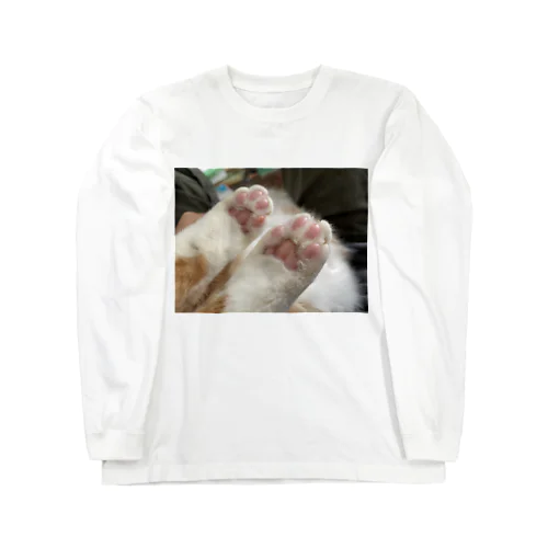 ねこ　にゃんこの肉球 Long Sleeve T-Shirt