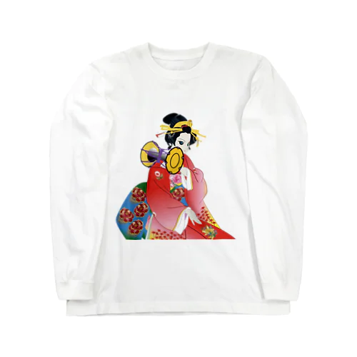 堤太鼓の女 Long Sleeve T-Shirt