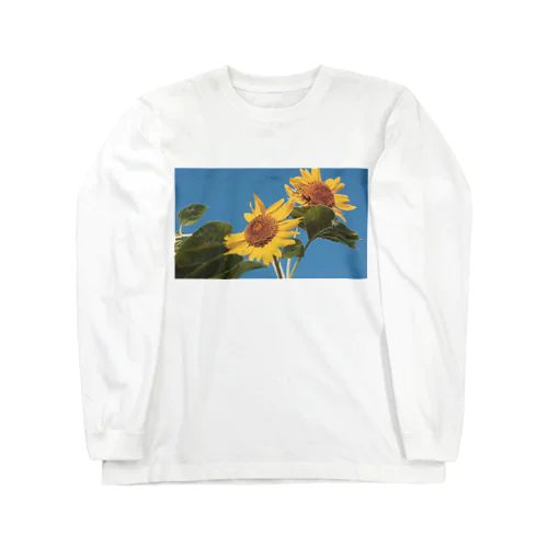 癒しの風景（ヒマワリ） Long Sleeve T-Shirt