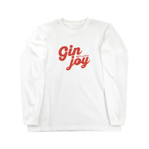 Ginjoy 〜吟醸でエンジョイ〜 Red ロングスリーブTシャツ