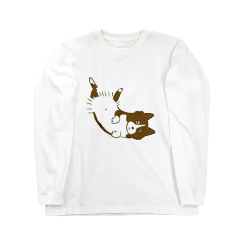 へそてんいぬ(茶) Long Sleeve T-Shirt