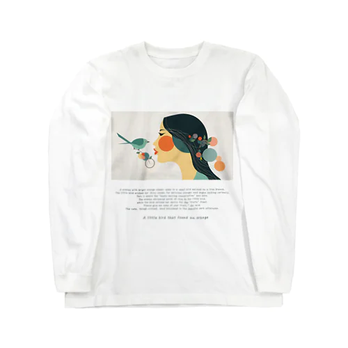 『こんなところにオレンジ』【寄付付き商品】 Long Sleeve T-Shirt