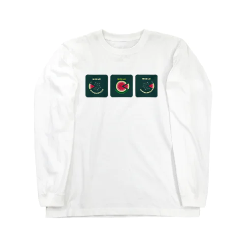 スイカの輪切り　D Long Sleeve T-Shirt