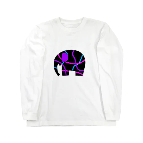 エレファント　ネオン Long Sleeve T-Shirt