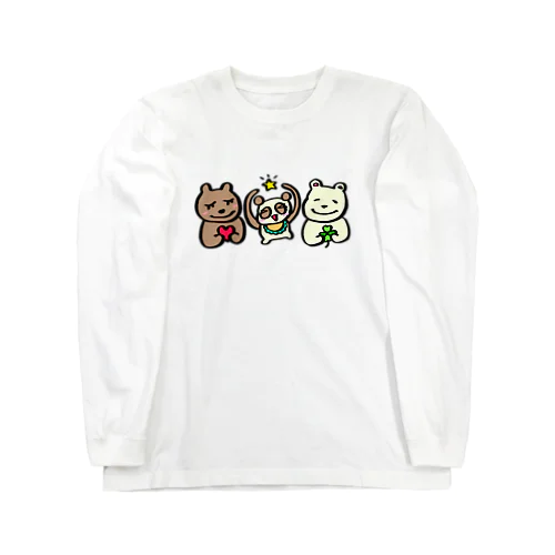 くまくまファミリー Long Sleeve T-Shirt