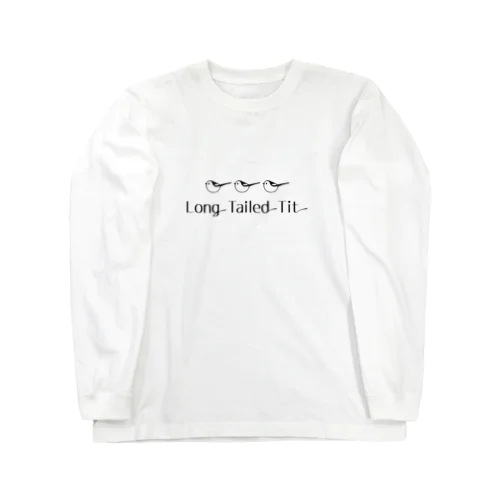 シマエナガロゴ入りＡ Long Sleeve T-Shirt