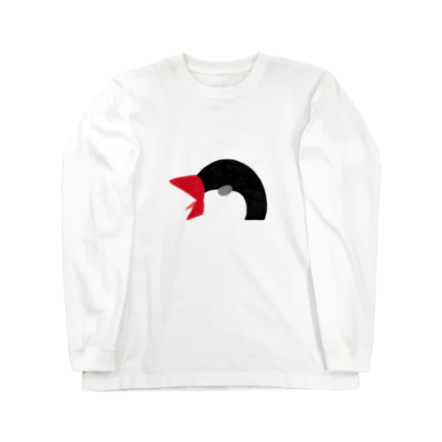 怒れる文鳥 Long Sleeve T-Shirt