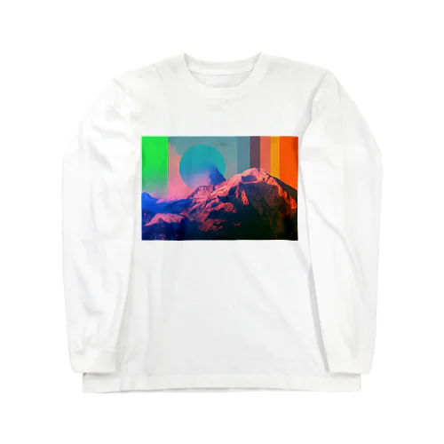 派手山コラージュTシャツ Long Sleeve T-Shirt