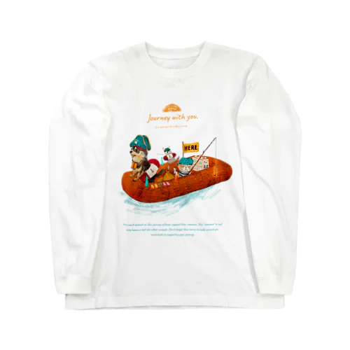 Journey with you ボートの旅 Long Sleeve T-Shirt