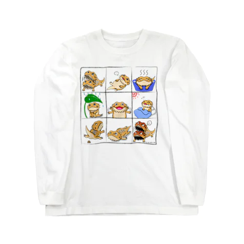 フトアゴちゃんがいっぱい その1 Long Sleeve T-Shirt