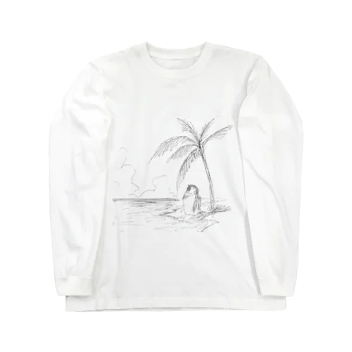 夏のペンギン　サマーバケーション Long Sleeve T-Shirt