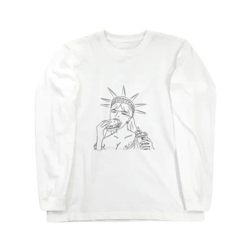 MA-1 Statue of Liberty Long Sleeve T-Shirt