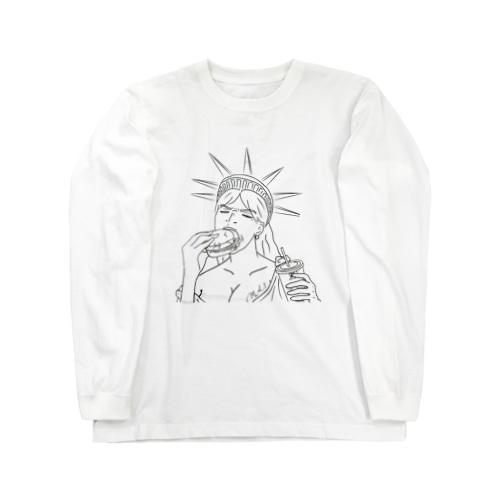 MA-1 Statue of Liberty Long Sleeve T-Shirt