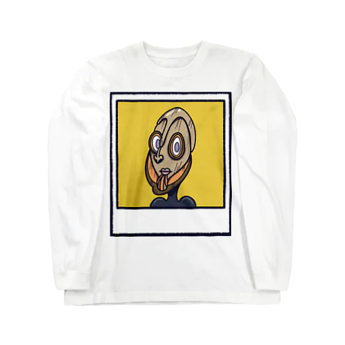 ノリで作っちゃったなんか怖い置物のイラスト Long Sleeve T-Shirt