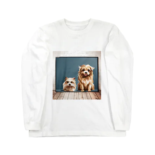 犬 ロングスリーブTシャツ