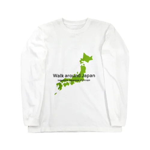 Walk around Japan ロングスリーブTシャツ