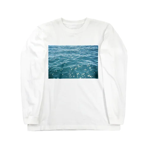 琵琶湖の水面 Long Sleeve T-Shirt