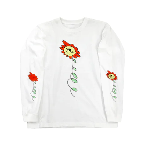 SMILYS WIRE FLOWER Long Sleeve T-Shirt