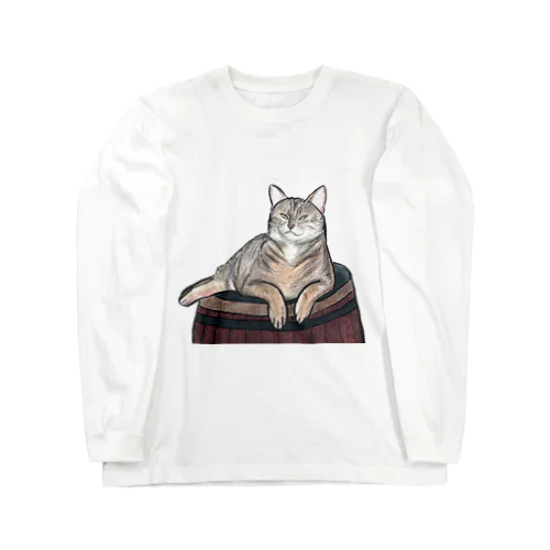 [森図鑑] 仏蘭西虎猫 Long Sleeve T-Shirt