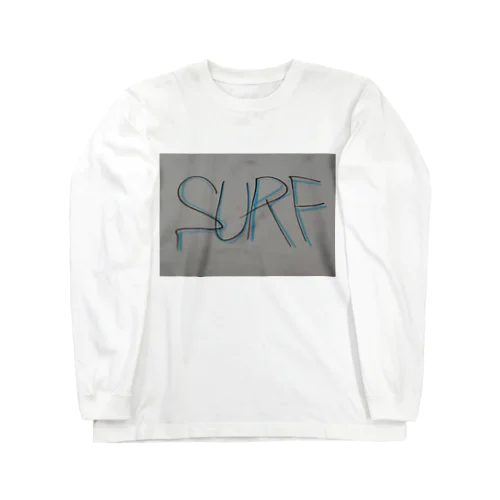 SURF 文字(青影) Long Sleeve T-Shirt