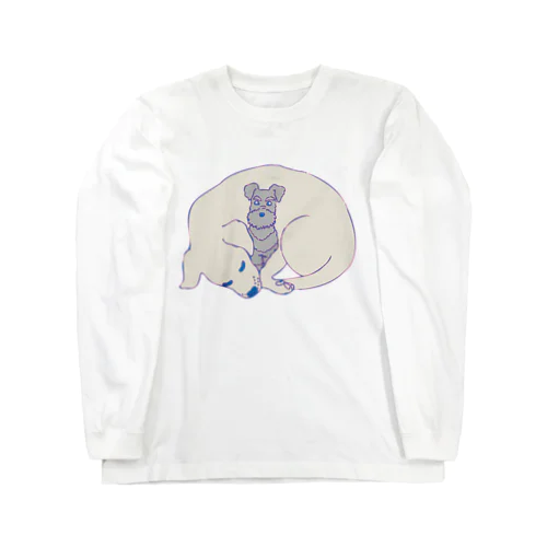 ラブとシュナ/お昼寝 Long Sleeve T-Shirt