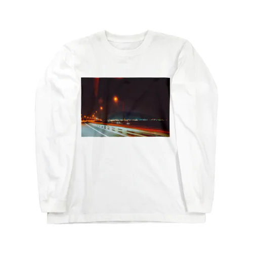 夜の橋 Long Sleeve T-Shirt