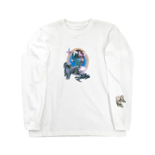 猫と犬　どっちも好きだな Long Sleeve T-Shirt