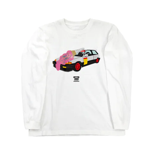 旧車にアイス Long Sleeve T-Shirt