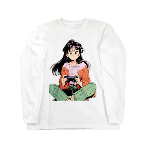 レトロゲームガール Long Sleeve T-Shirt