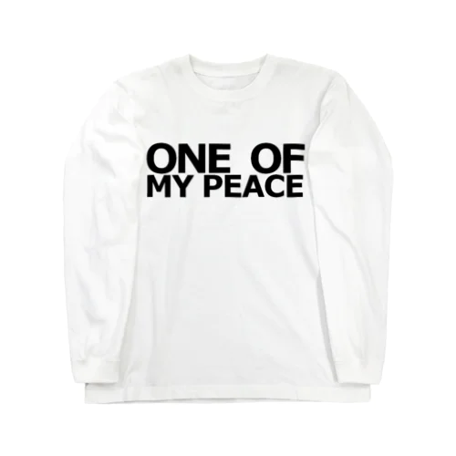 ONE OF MY PEACE ロングスリーブTシャツ