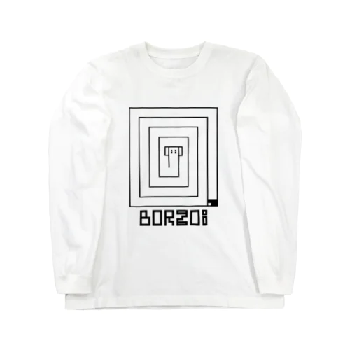 幾何学的ボルゾイ～渦の章～【ロゴ入り】 Long Sleeve T-Shirt