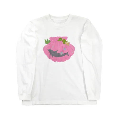 morning shell dolphin Long Sleeve T-Shirt