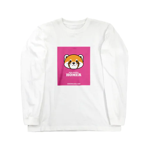 【レッサーパンダFESTIVAL2023】推しTシャツ(ホーマー) ロングスリーブTシャツ