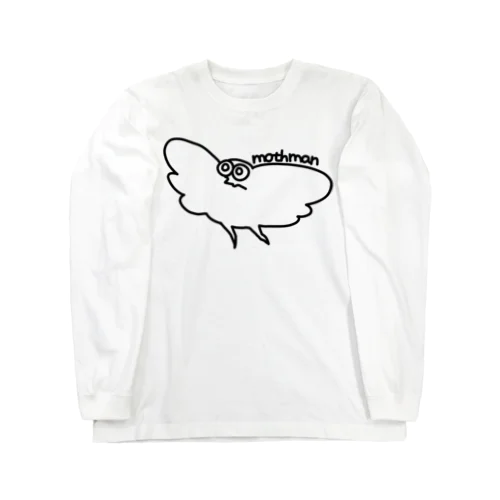 シンプルモスマン黒② Long Sleeve T-Shirt