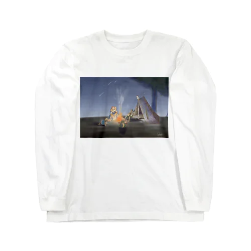 どうぶつさんとキャンプファイヤー Long Sleeve T-Shirt