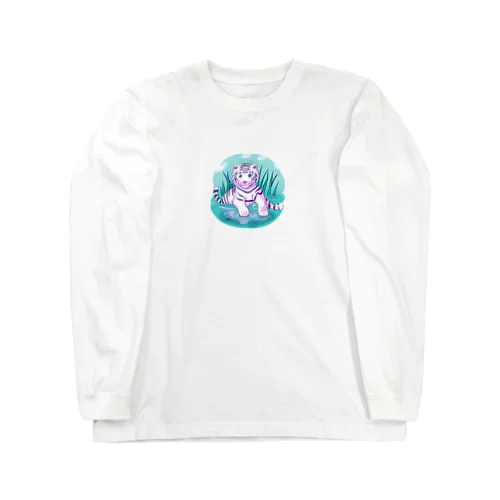 White Tiger Baby Sigi Long Sleeve T-Shirt