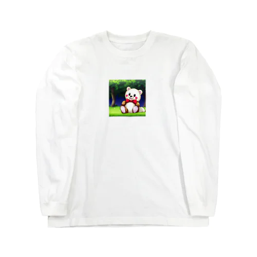 かわいい熊ちゃん　おがわくん Long Sleeve T-Shirt