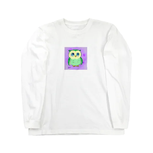 幸せふくろうグッズ Long Sleeve T-Shirt