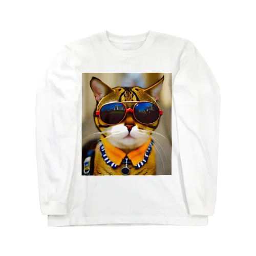 猫にサングラス Long Sleeve T-Shirt