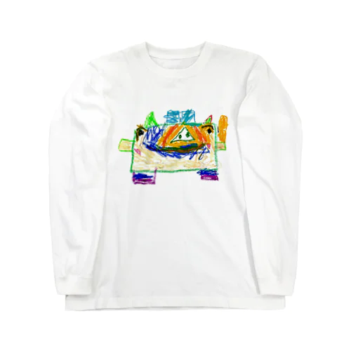 ふわふわくんと僕のオニ Long Sleeve T-Shirt