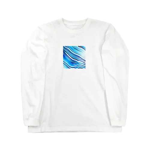 ガラスのさざ波 Long Sleeve T-Shirt