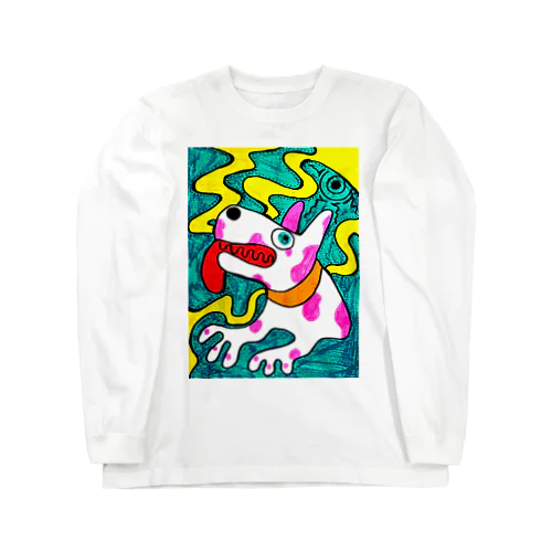 ももいろのいぬ Long Sleeve T-Shirt